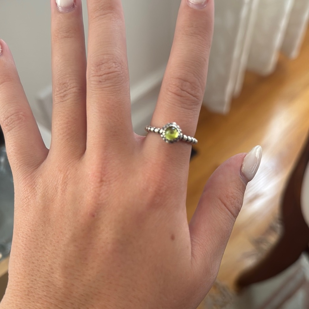 Pandora August Birthstone Ring